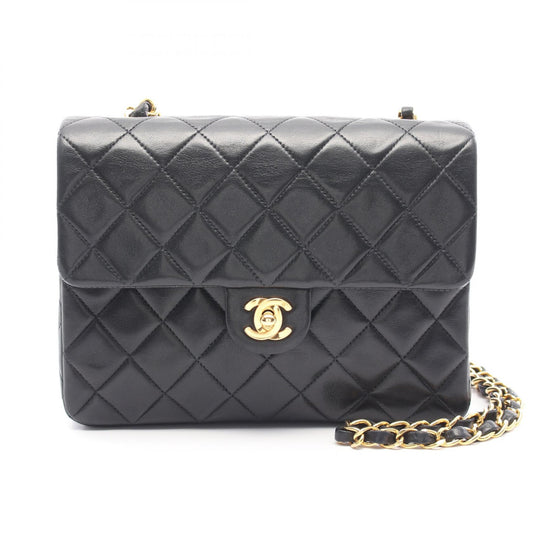 Chanel Lambskin Matelasse Single Flap Shoulder Bag