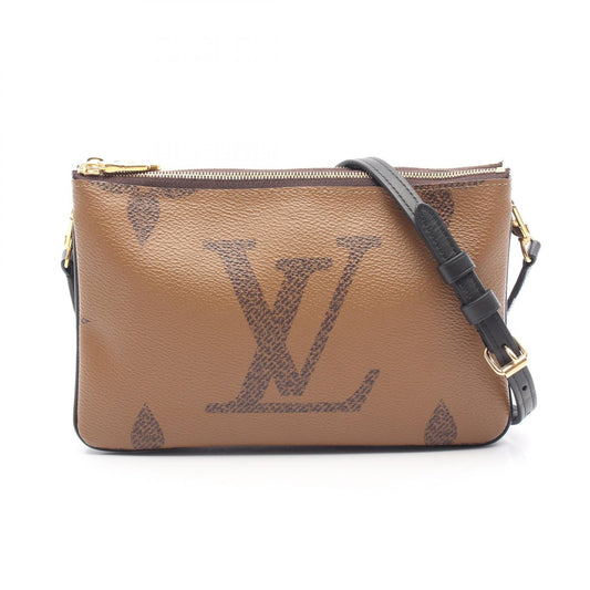 Louis Vuitton Monogram Giant Reverse Pochette Double Zip Shoulder Bag M69203