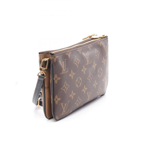 Louis Vuitton Monogram Giant Reverse Pochette Double Zip Shoulder Bag M69203