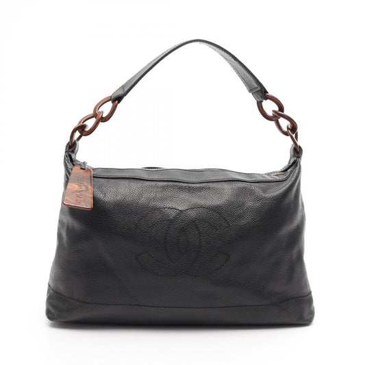 Chanel Coco Mark Shoulder Bag Black/Brown
