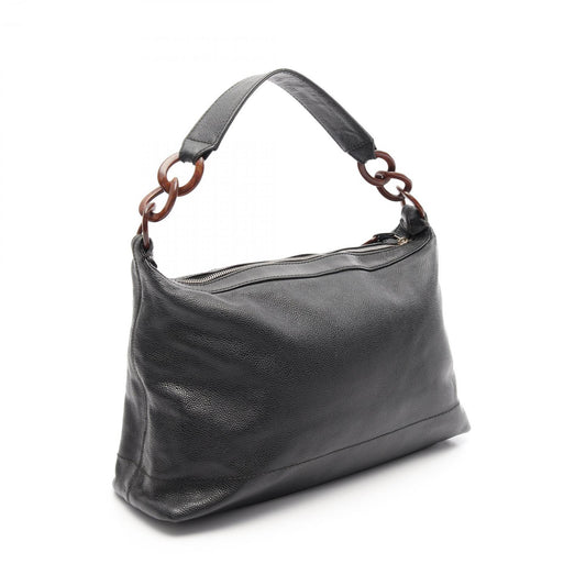 Chanel Coco Mark Shoulder Bag Black/Brown