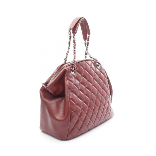 Chanel Cocomark Red Leather Tote Bag