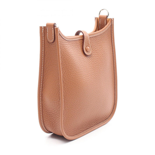 Hermes Evelyne TPM Leather Shoulder Bag Brown