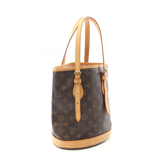 Louis Vuitton Monogram Bucket PM Handbag M42238