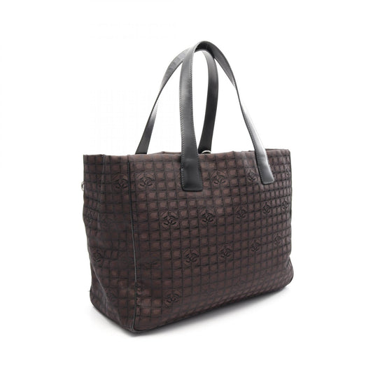 Chanel Nylon Canvas Leather Tote Bag A26156