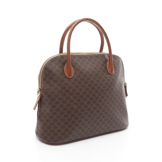 Celine Macadam Handbag PVC Coated Canvas Leather