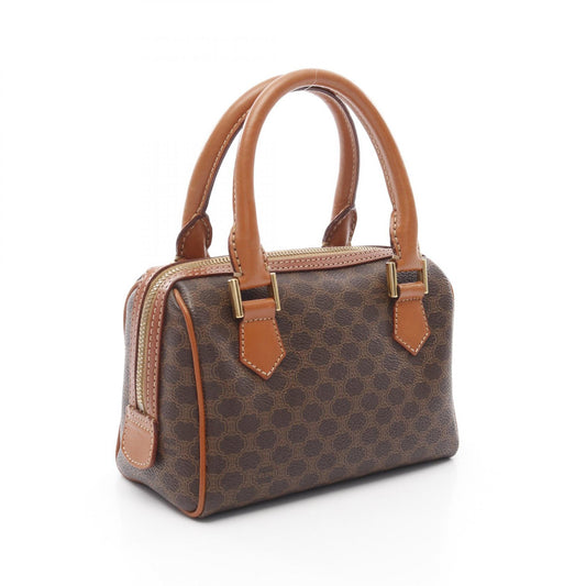 Celine Macadam Handbag PVC Coated Canvas Leather