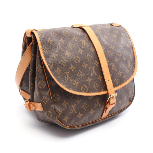Louis Vuitton Saumur 35 Shoulder Bag Monogram Brown