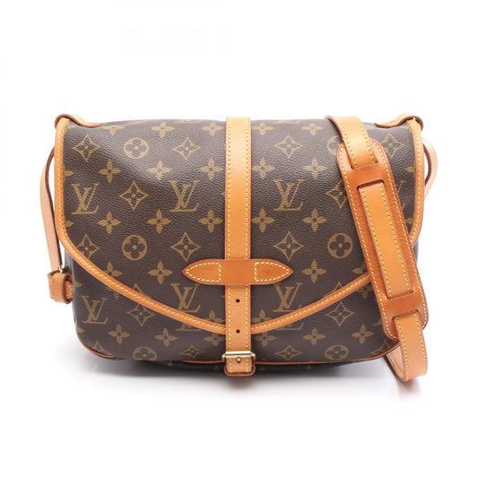 Louis Vuitton Saumur 30 Shoulder Bag Monogram Brown