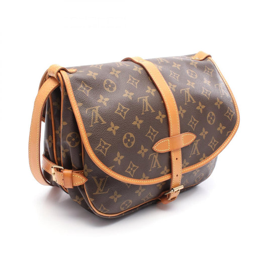 Louis Vuitton Saumur 30 Shoulder Bag Monogram Brown