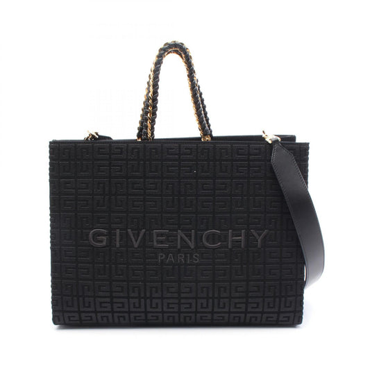Givenchy G Tote Medium Canvas Leather Bag