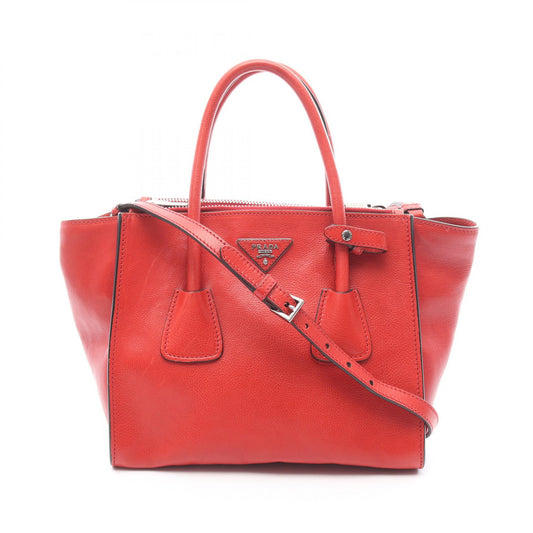 Prada GLACE'CALF Leather Handbag B2625M