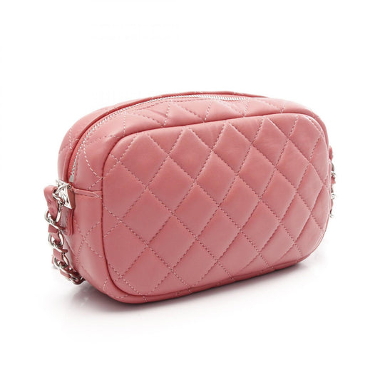 Chanel Matelasse Lambskin Shoulder Bag Pink