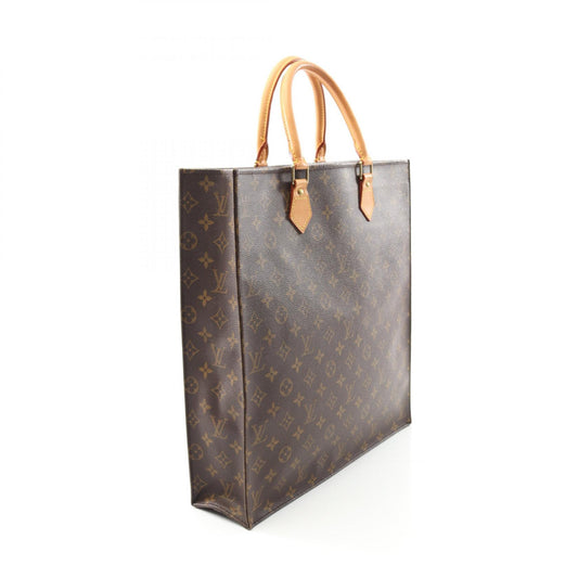 Louis Vuitton Sac Plat Tote Bag Monogram Brown