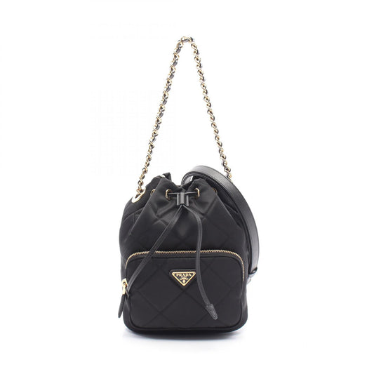 Prada Nylon Saffiano Leather VELA Handbag