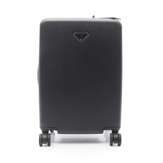 Prada Saffiano Leather Trolley Bag Black