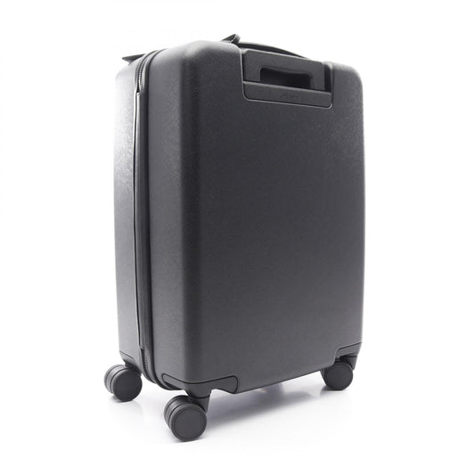 Prada Saffiano Leather Trolley Bag Black