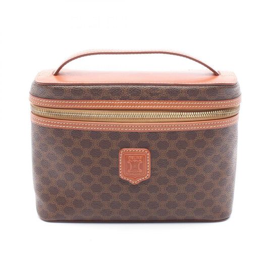 Celine Macadam Handbag PVC Coated Canvas Leather