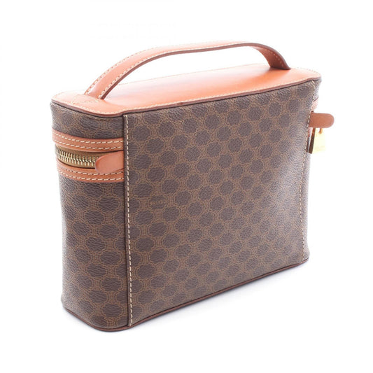 Celine Macadam Handbag PVC Coated Canvas Leather