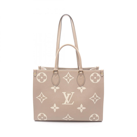 Louis Vuitton OnTheGo MM Bicolor Monogram Empreinte Tote Bag M45494