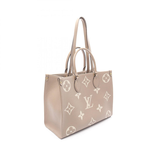 Louis Vuitton OnTheGo MM Bicolor Monogram Empreinte Tote Bag M45494