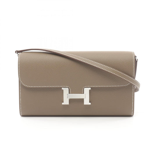 Hermes Constance Long To Go Leather Shoulder Bag