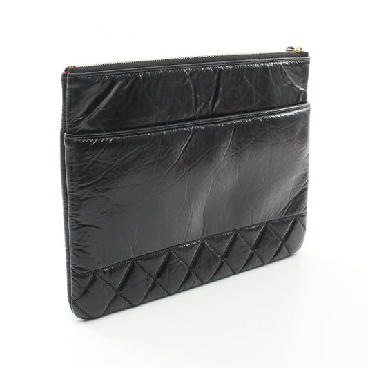 Chanel Leather Coco Mark Pouch