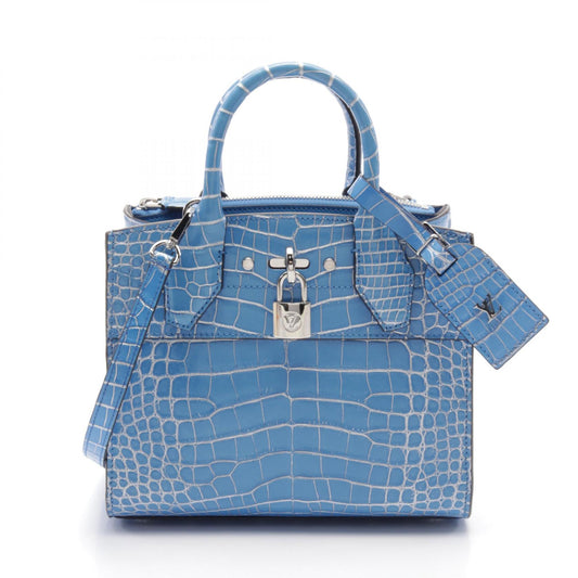Louis Vuitton City Steamer Mini Exotic Leather Handbag