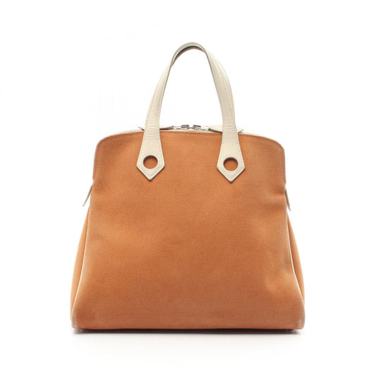 Hermes Sac Eboo PM Canvas Leather Handbag