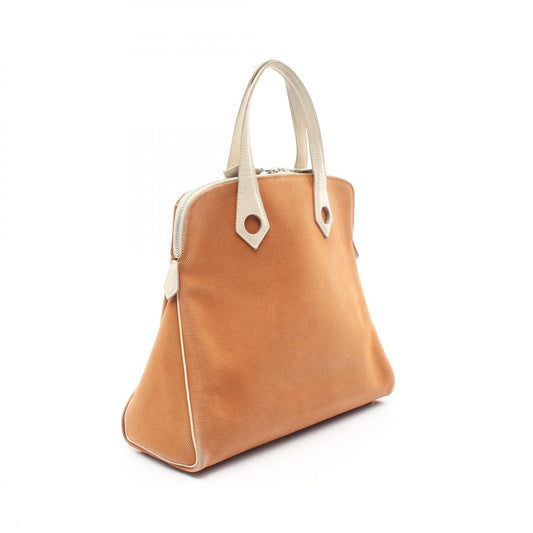 Hermes Sac Eboo PM Canvas Leather Handbag