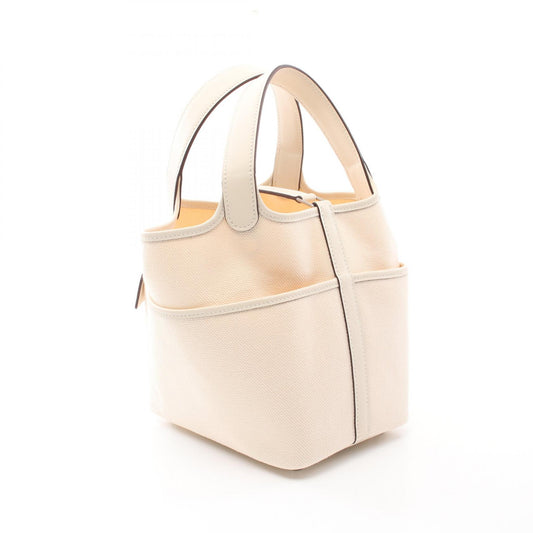 Hermes Picotin Lock PM Cargo Handbag Ivory