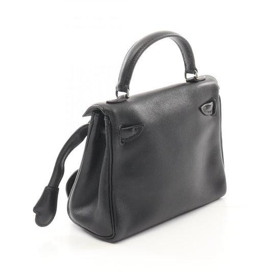 Hermes Leather Handbag Black