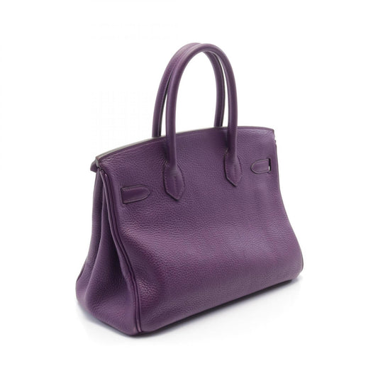 Hermes Birkin 30 Togo Handbag Purple