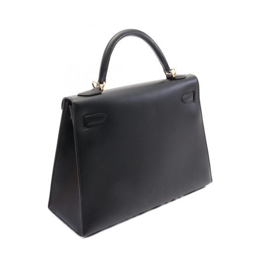 Hermes Kelly 32 Handbag Black
