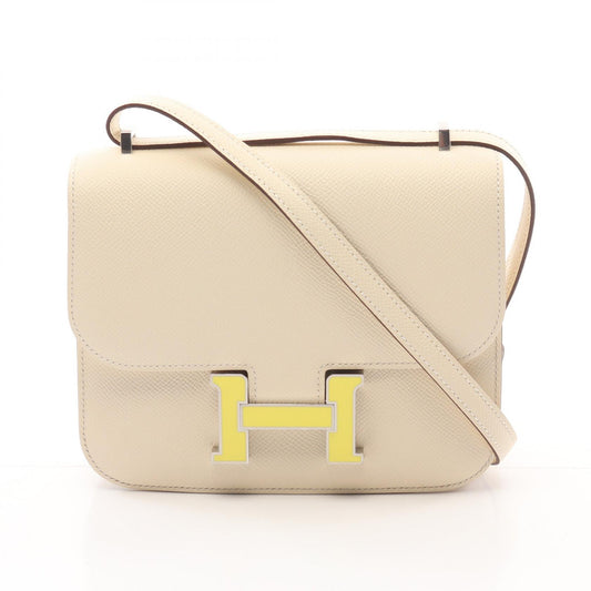 Hermes Constance 3 Mini Shoulder Bag Ivory