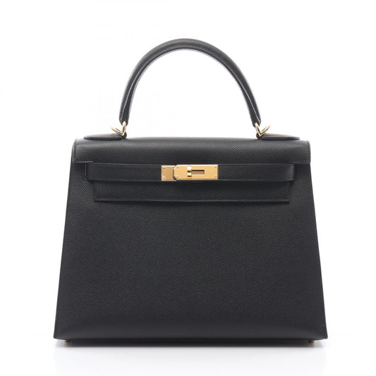 Hermes Kelly 28 Handbag Black