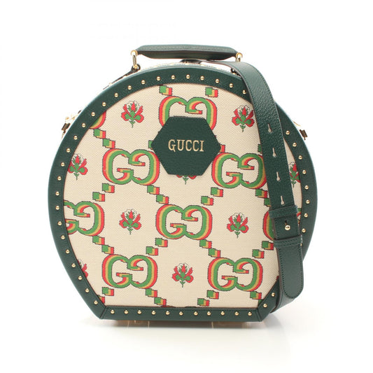 Gucci GG Flower Jacquard Handbag Leather