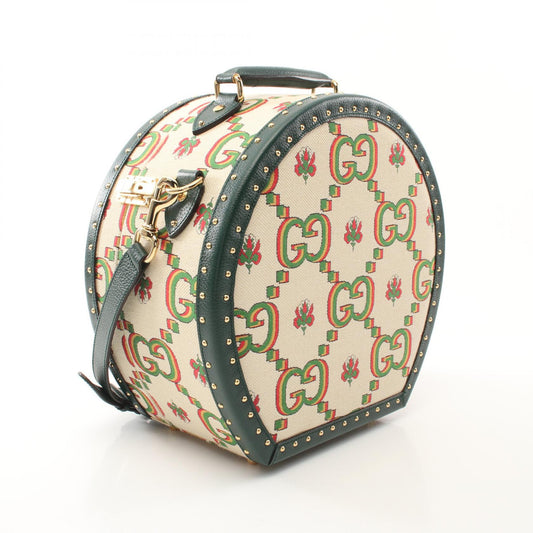 Gucci GG Flower Jacquard Handbag Leather