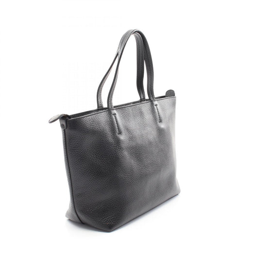 Salvatore Ferragamo Leather Double Gancini Tote Bag