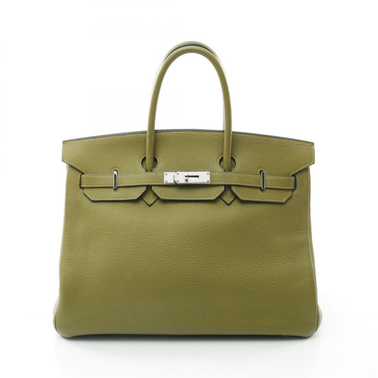 Hermes Birkin 35 Handbag Khaki