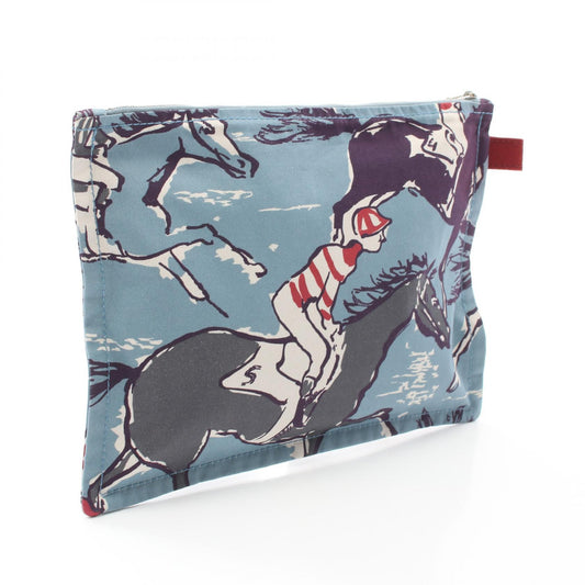 Hermes Yachting GM Jockey Canvas Pouch