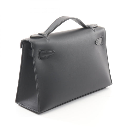 Hermes Mini Kelly Pochette Leather Handbag