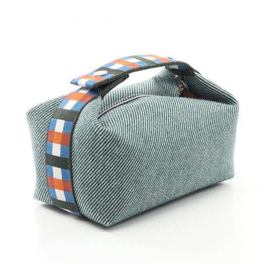 Hermes Wool Brid A Brac PM Handbag Green