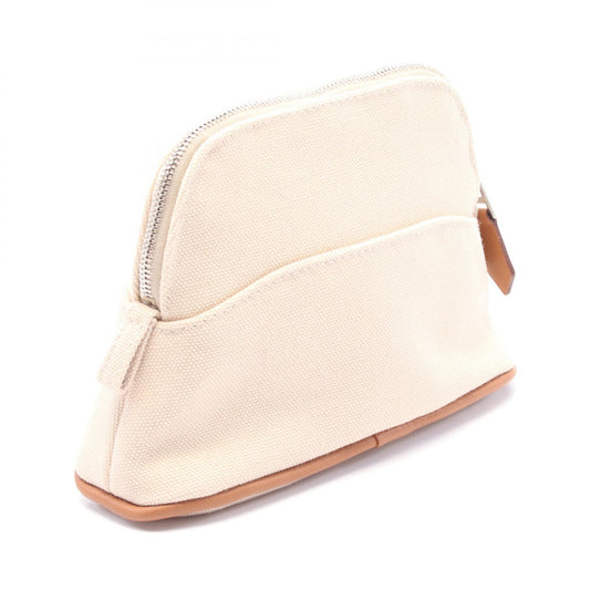 Hermes Bolide Pouch Canvas Leather