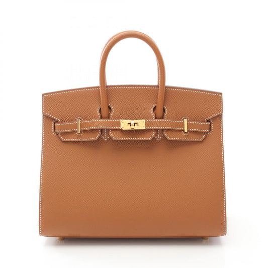 Hermes Birkin 25 Gold Handbag Brown
