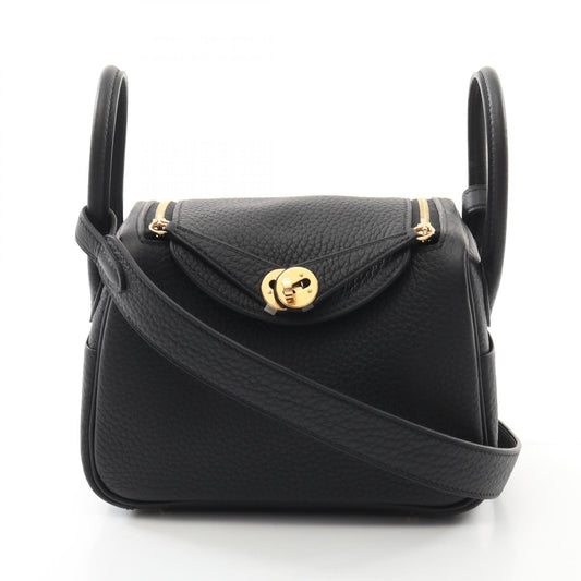 Hermes Lindy Mini Shoulder Bag Black