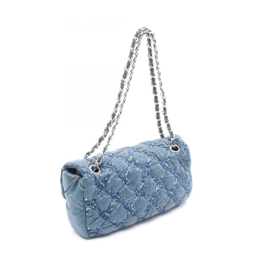 Chanel Nylon Leather Shoulder Bag A50629