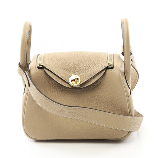 Hermes Lindy Mini Shoulder Bag Beige