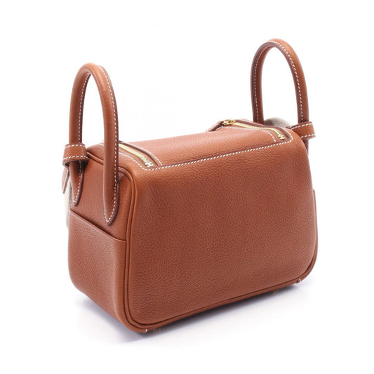 Hermes Lindy Mini Fauve Shoulder Bag