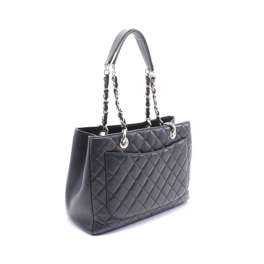 Chanel Caviar Skin Grand Shopping Tote Black